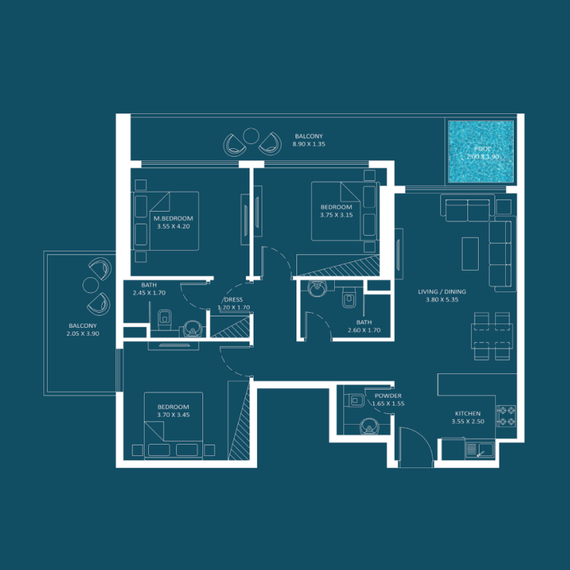 Apartments plan