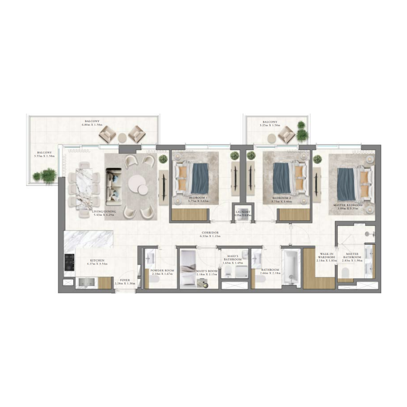 Apartments plan