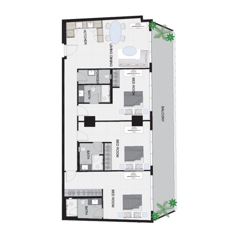 Apartments plan