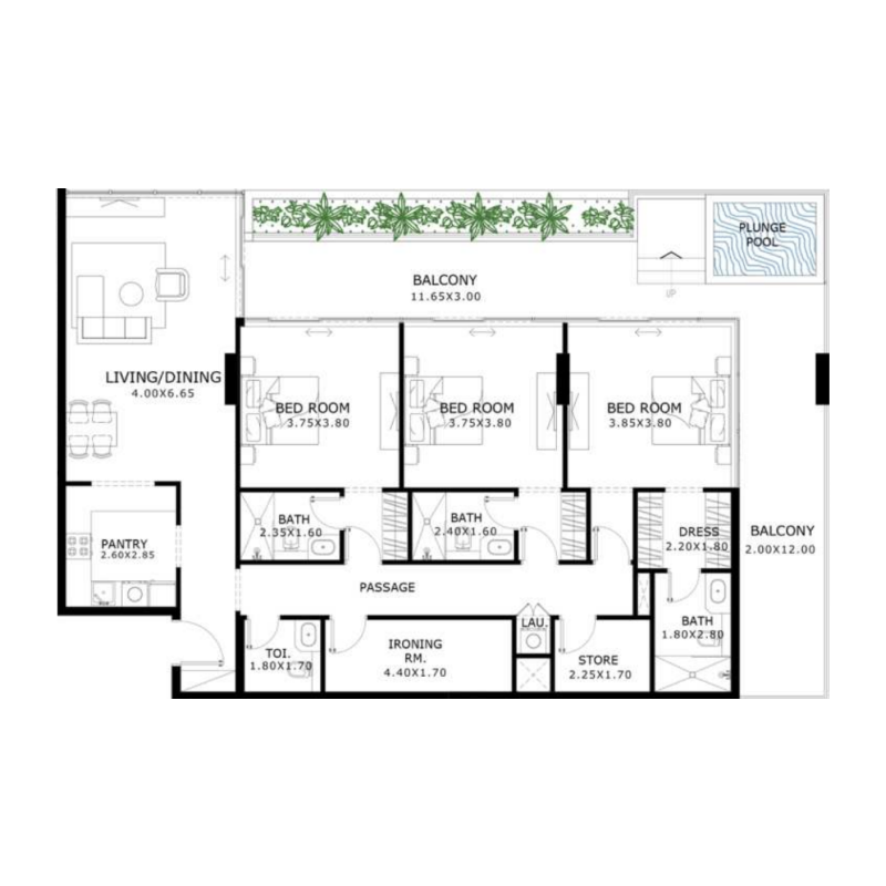 Apartments plan