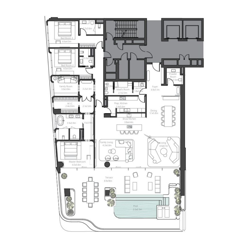 Apartments plan