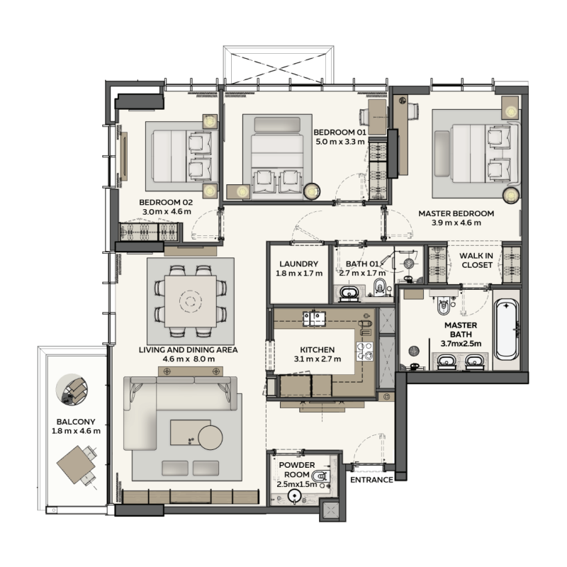 Apartments plan