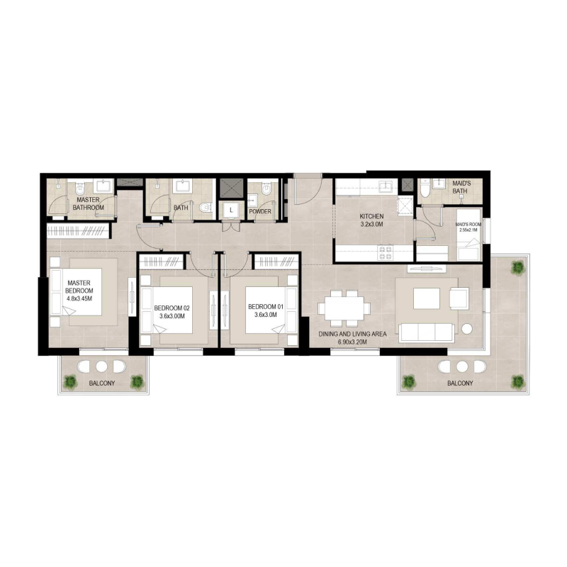 Apartments plan