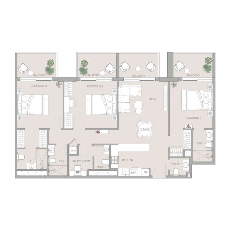 Apartments plan