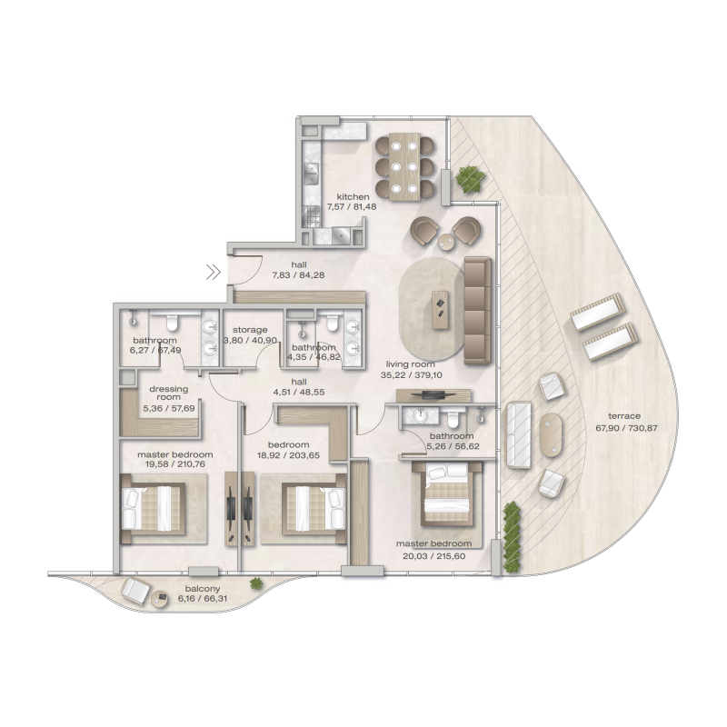 Apartments plan