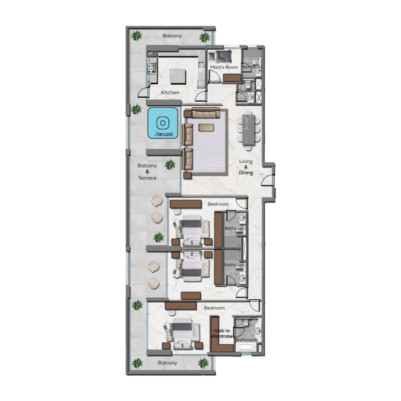 Apartments plan