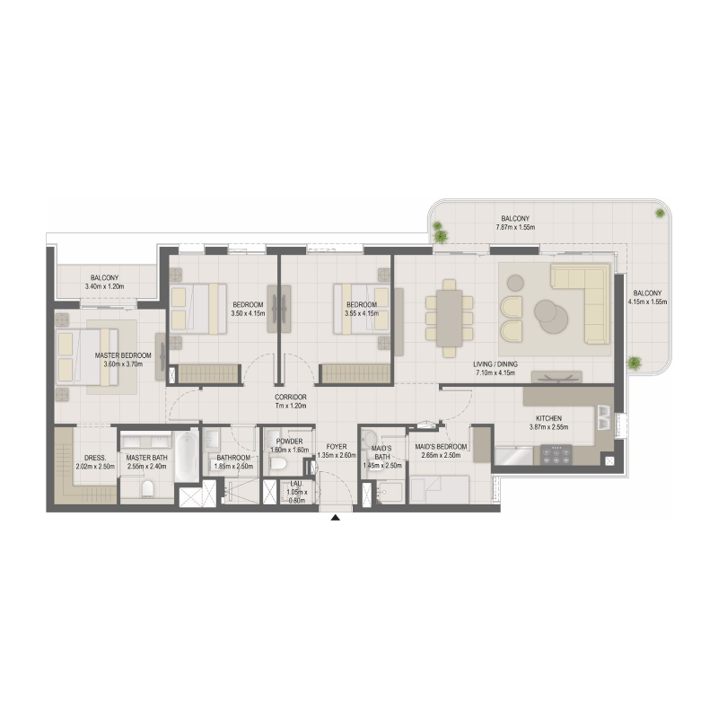 Apartments plan
