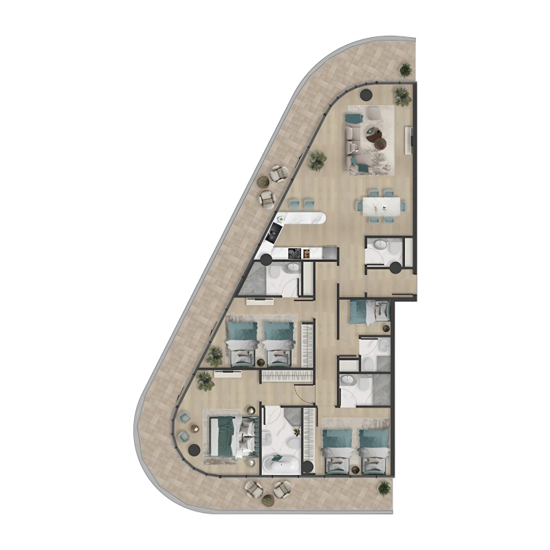 Apartments plan
