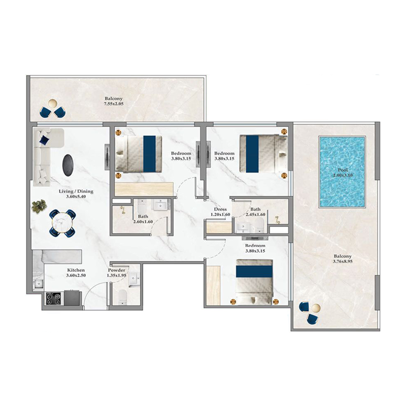 Apartments plan
