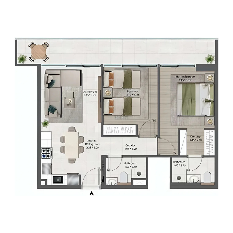 Apartments plan