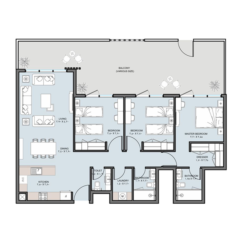 Apartments plan