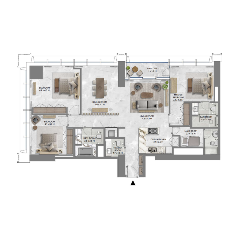 Apartments plan