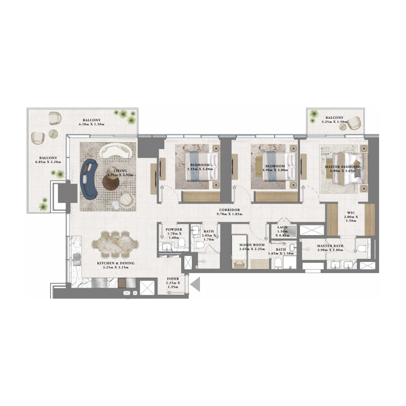 Apartments plan