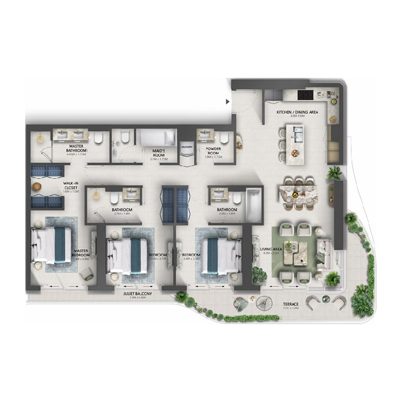 Apartments plan