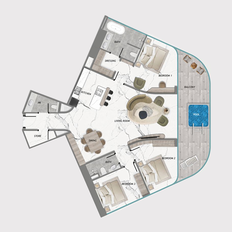 Apartments plan