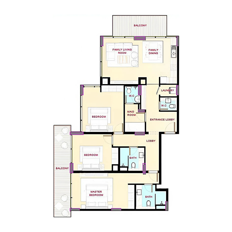 Apartments plan