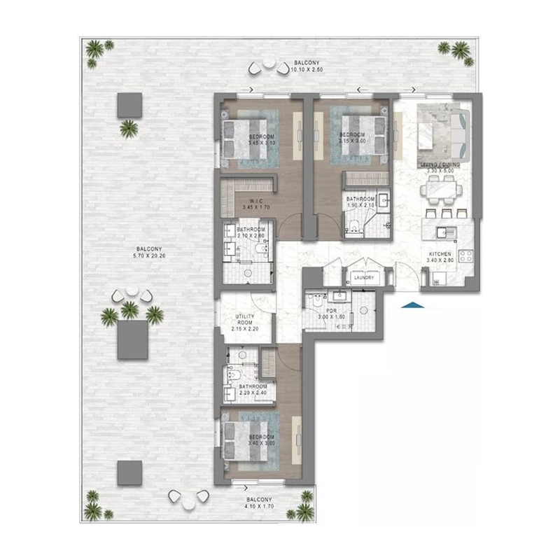 Apartments plan