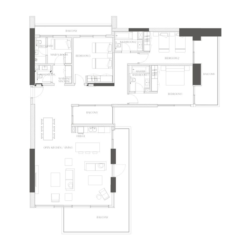 Apartments plan