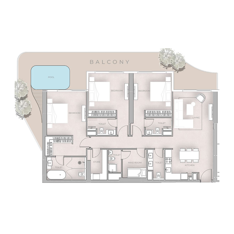 Apartments plan