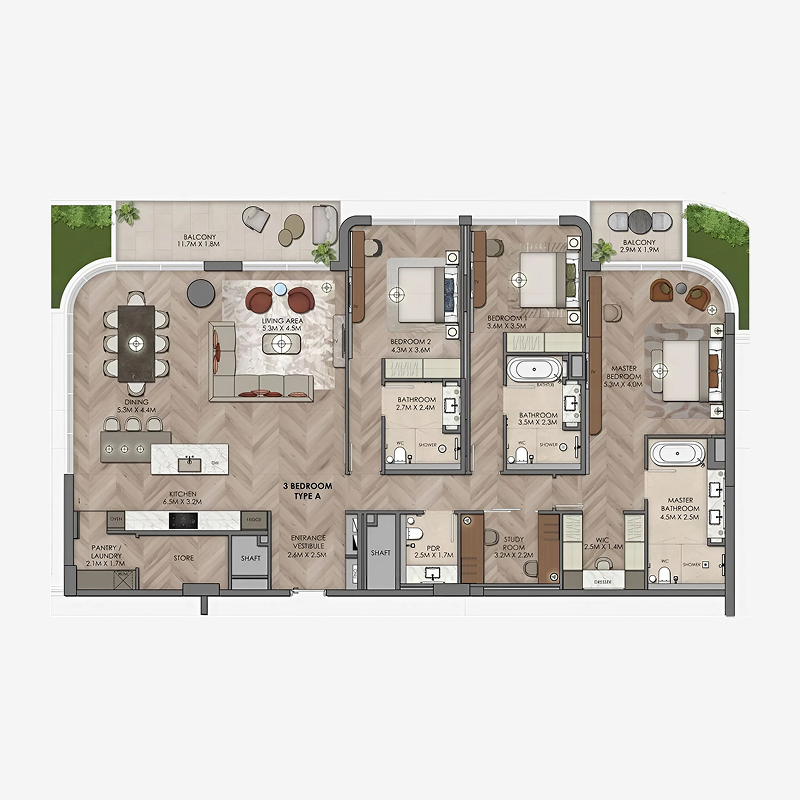 Apartments plan