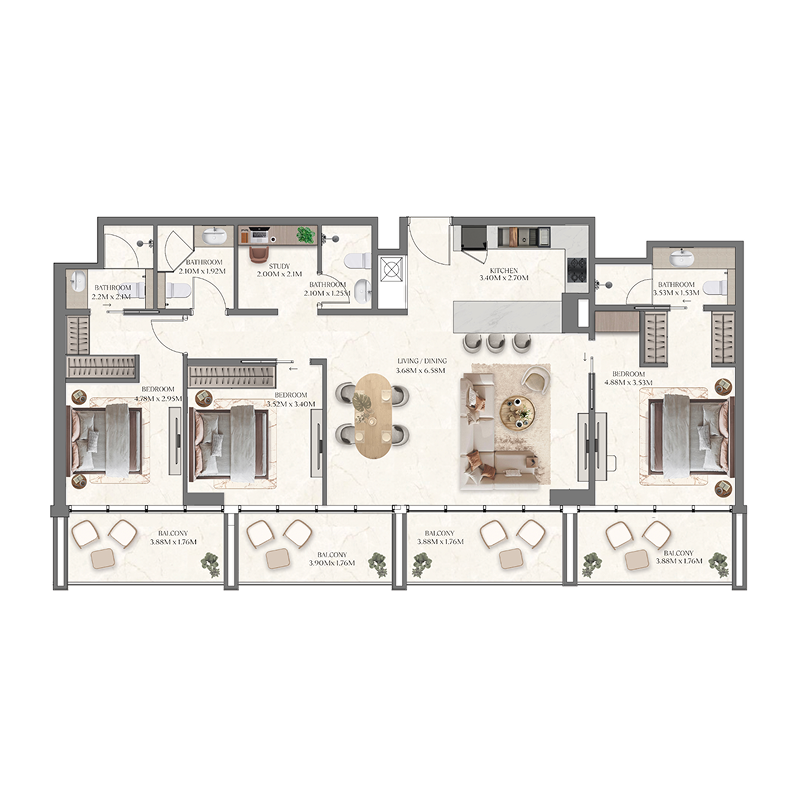Apartments plan