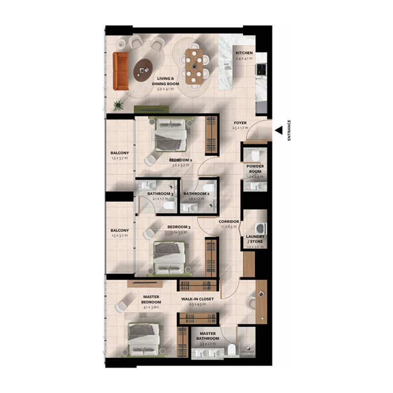 Apartments plan