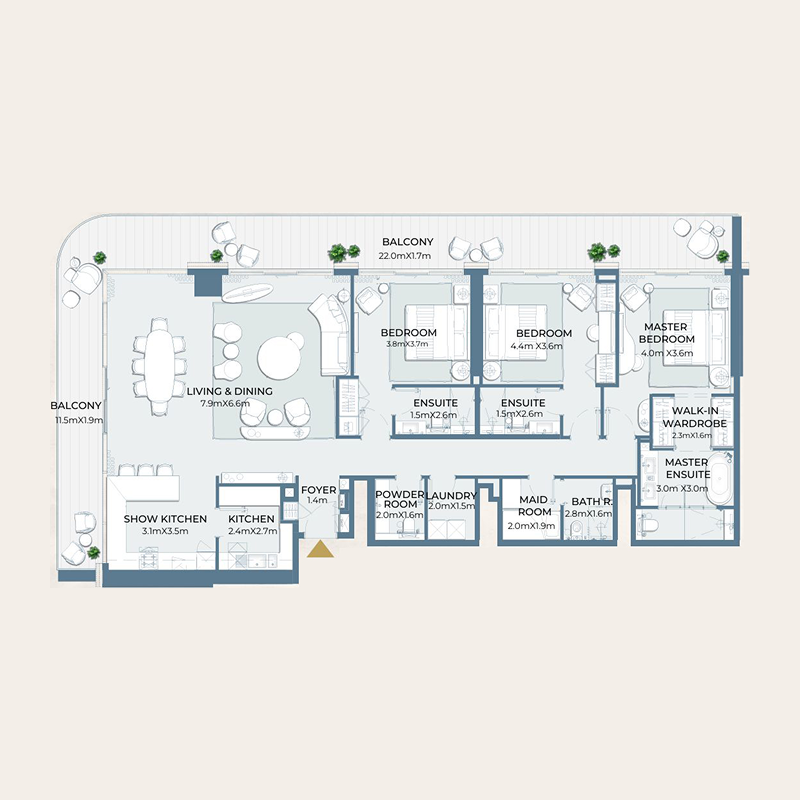 Apartments plan