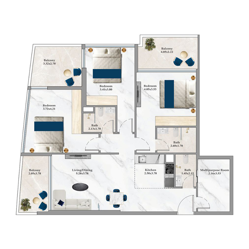 Apartments plan