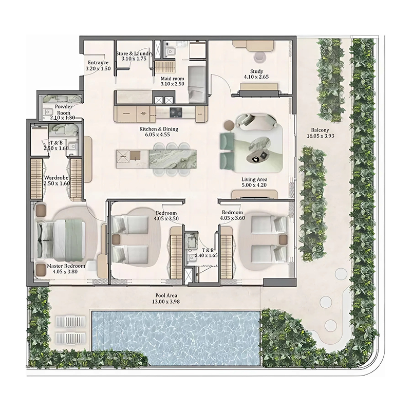 Apartments plan