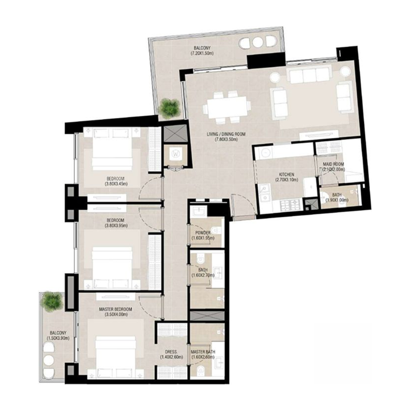 Apartments plan