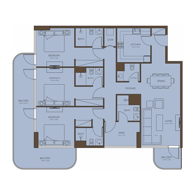 Apartments plan
