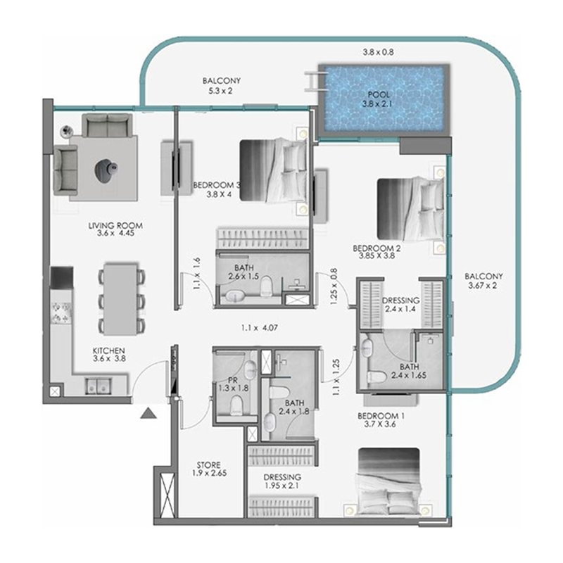 Apartments plan