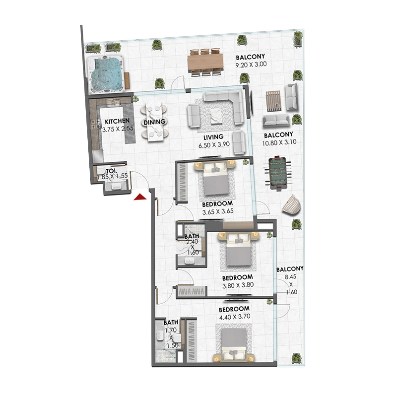 Apartments plan