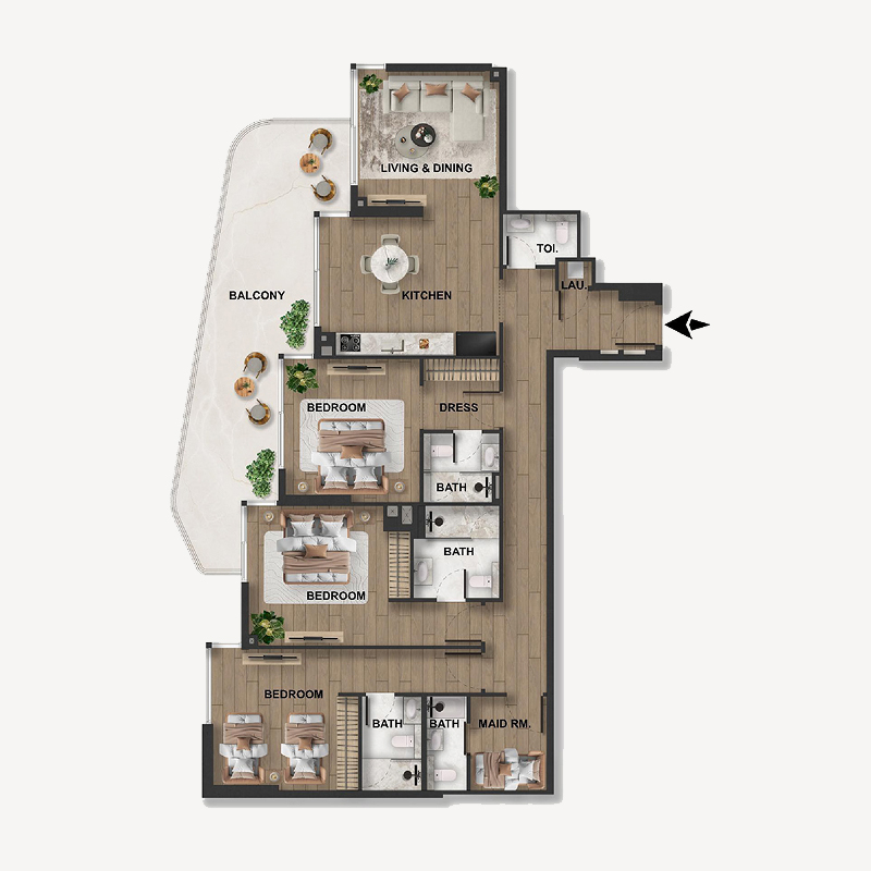 Apartments plan