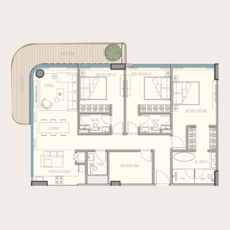 Apartments plan