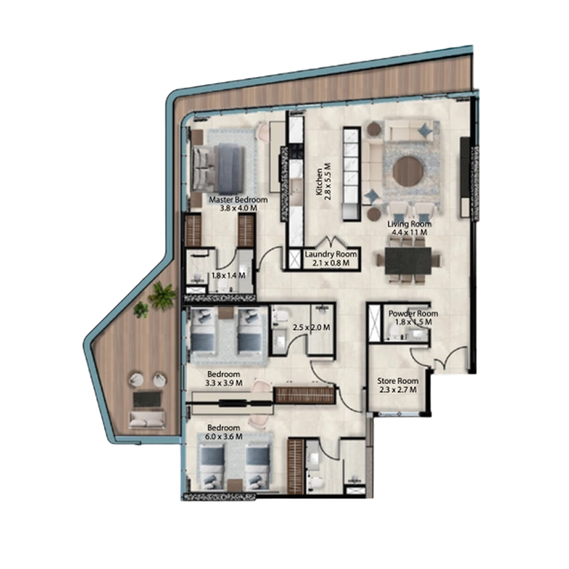Apartments plan