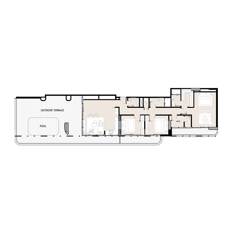 Penthouse plan