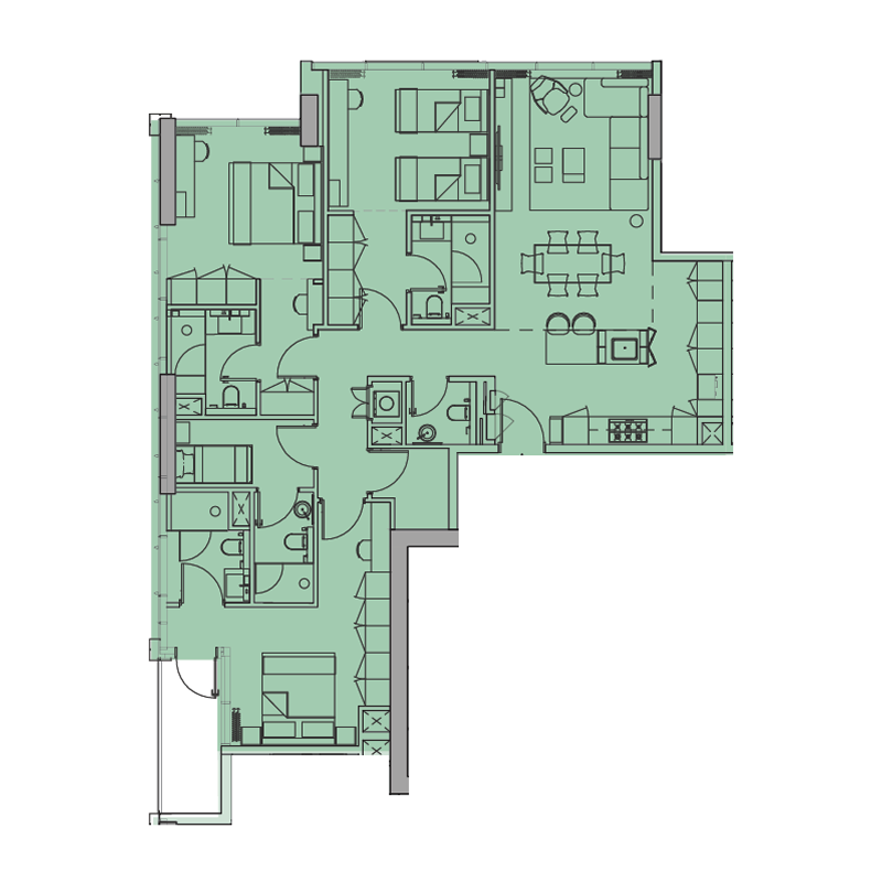 Apartments plan