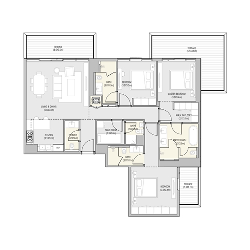 Apartments plan