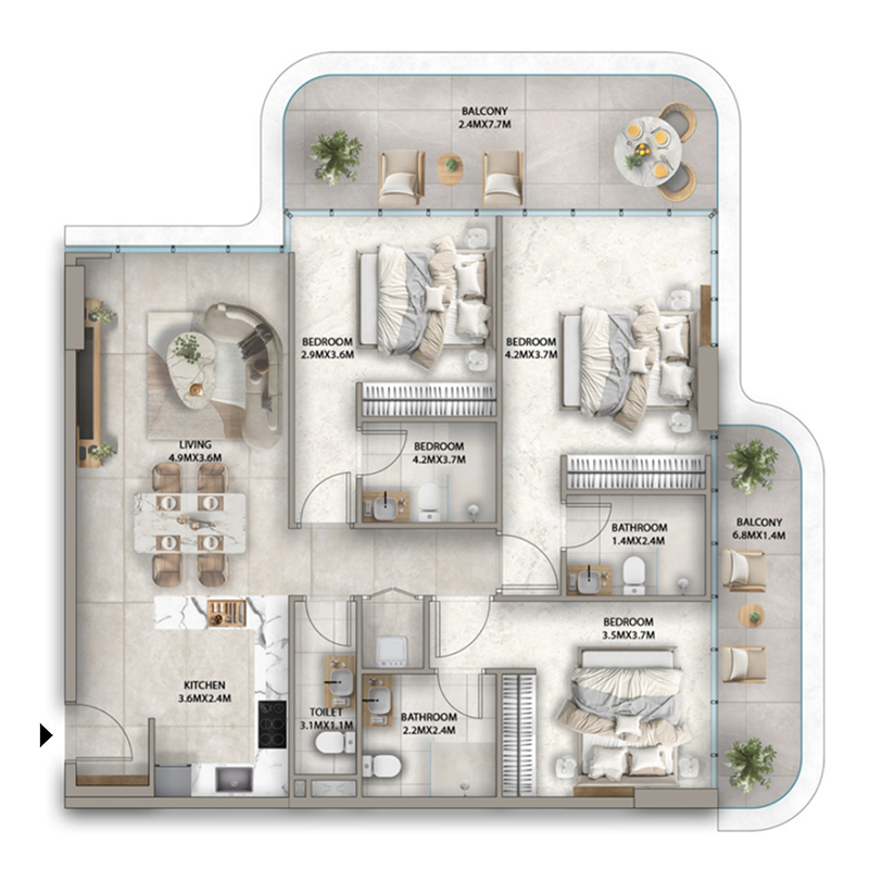 Apartments plan