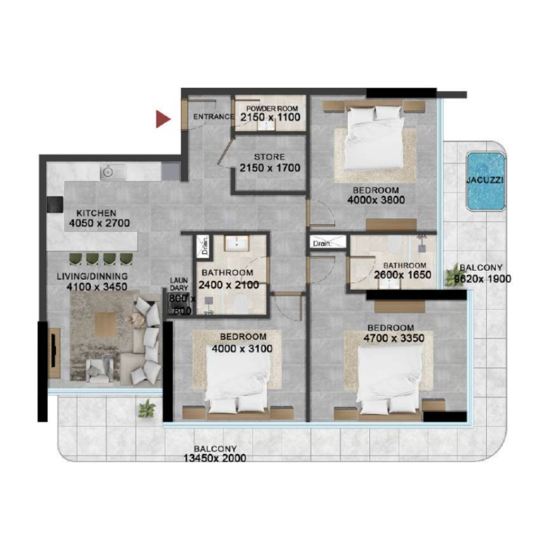 Apartments plan