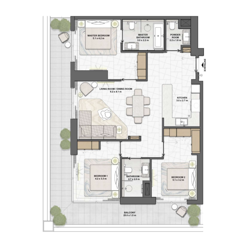 Apartments plan
