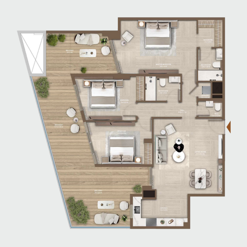 Apartments plan