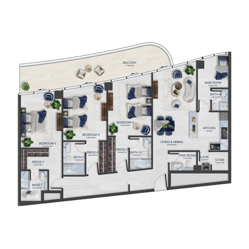 Apartments plan
