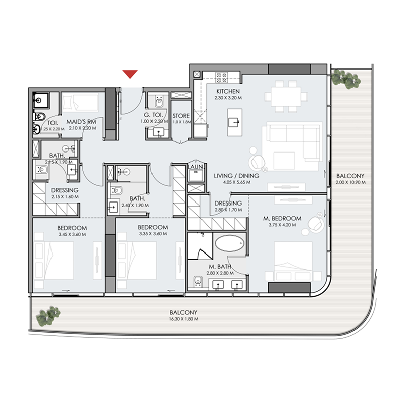 Apartments plan