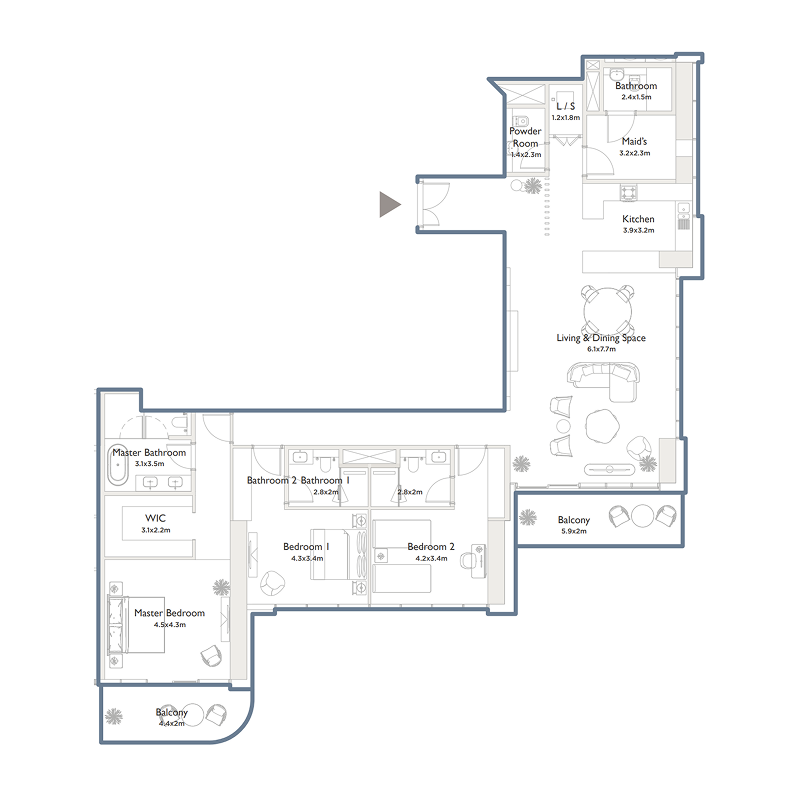 Apartments plan