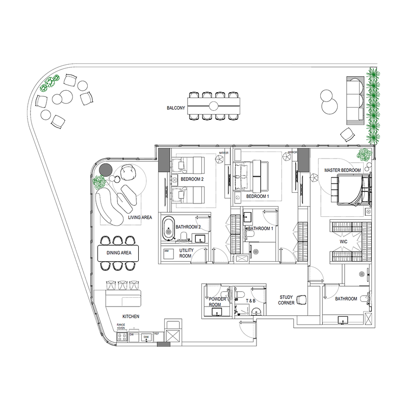 Apartments plan