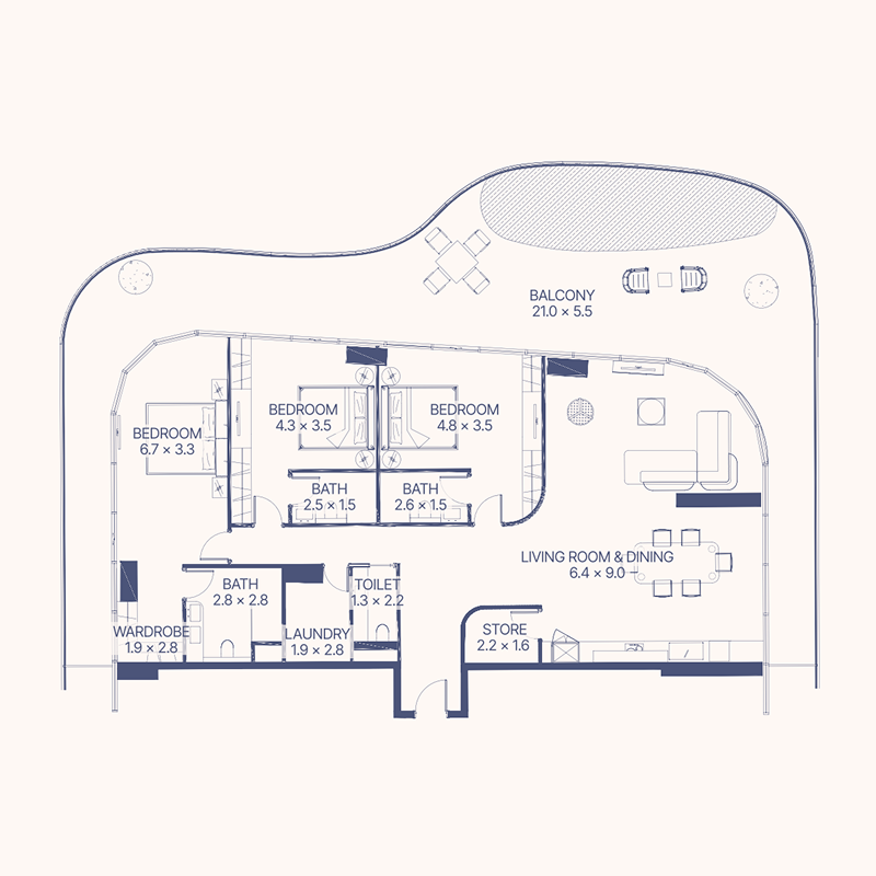 Apartments plan