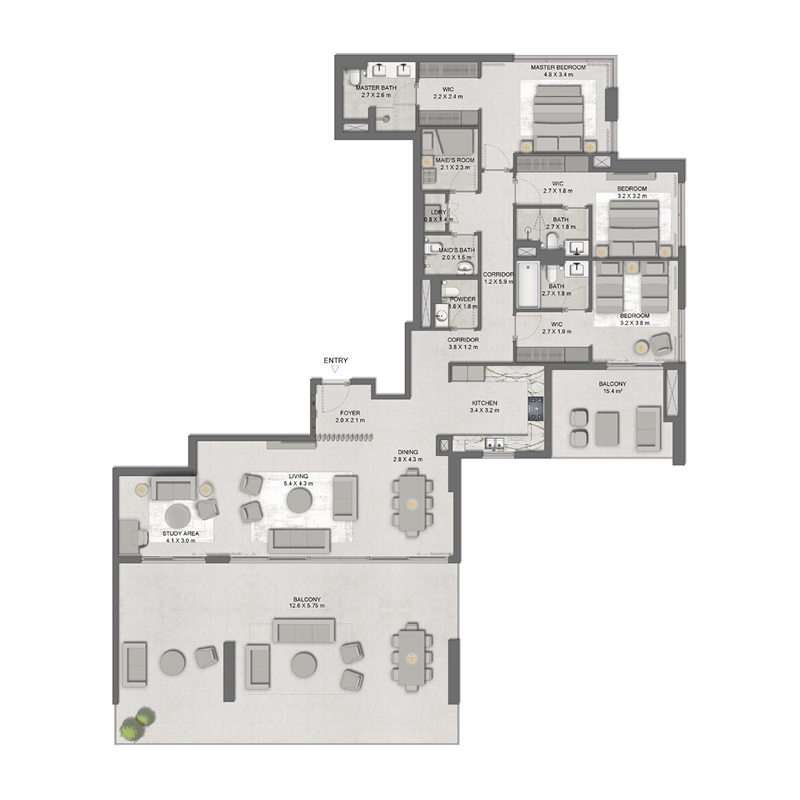 Apartments plan