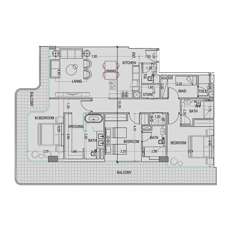 Apartments plan